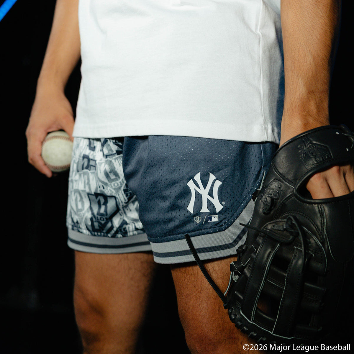 New York Yankees Sticker Court Shorts