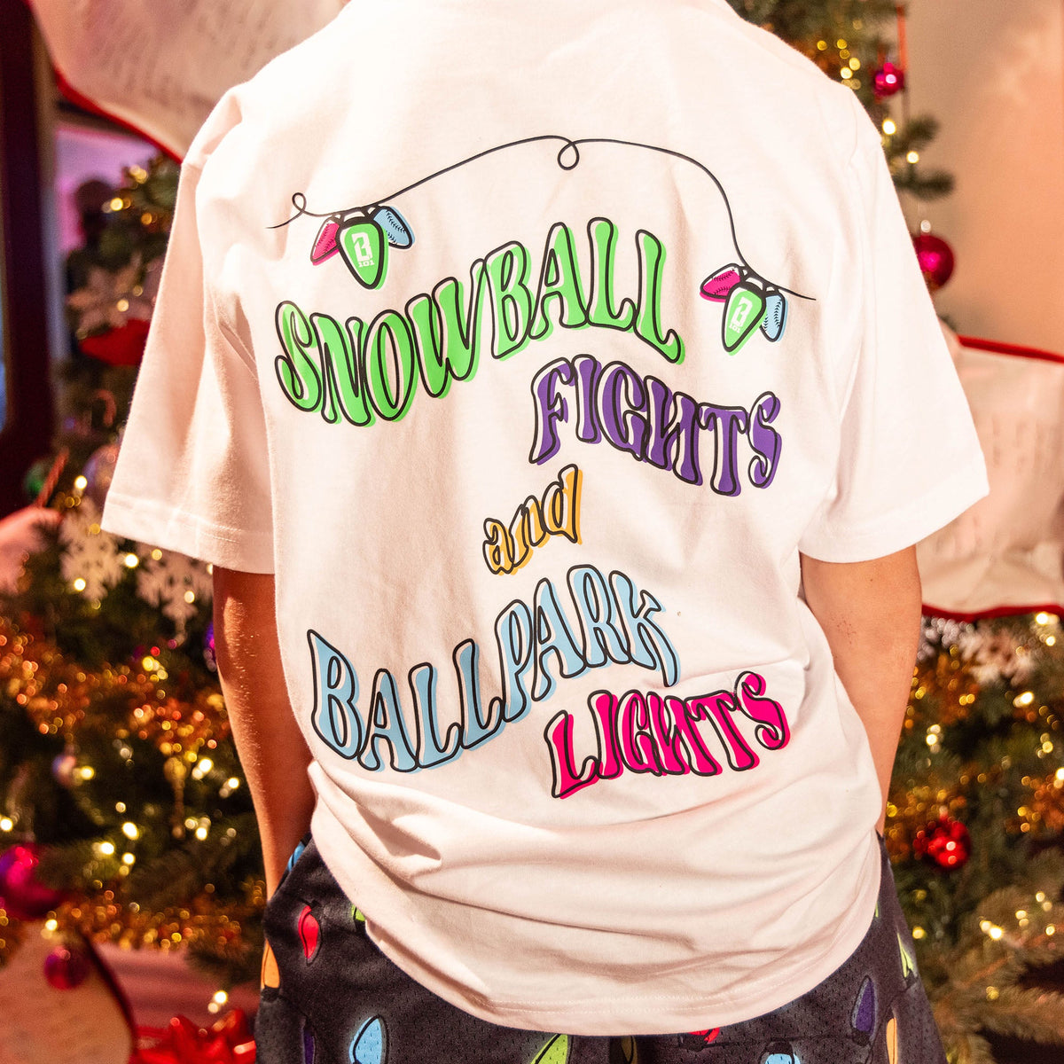 Snowball Fights & Ballpark Lights Tee