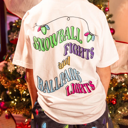 Snowball Fights & Ballpark Lights Tee