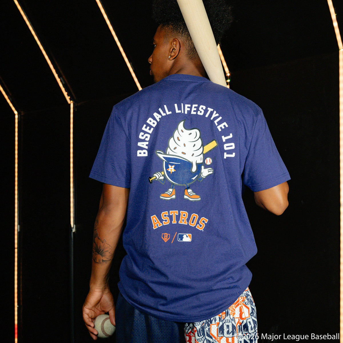 Houston Astros Ice Cream Cap Tee