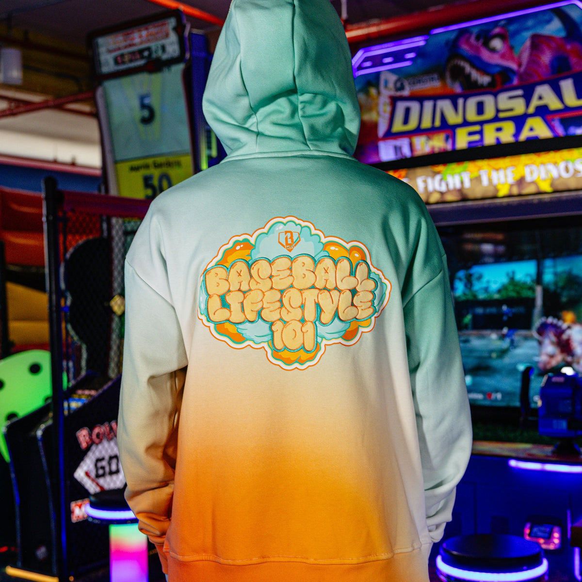 Cotton Candy Hoodie - Tangerine Freeze