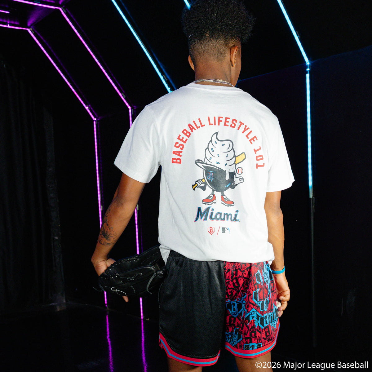 Miami Marlins Ice Cream Cap Tee