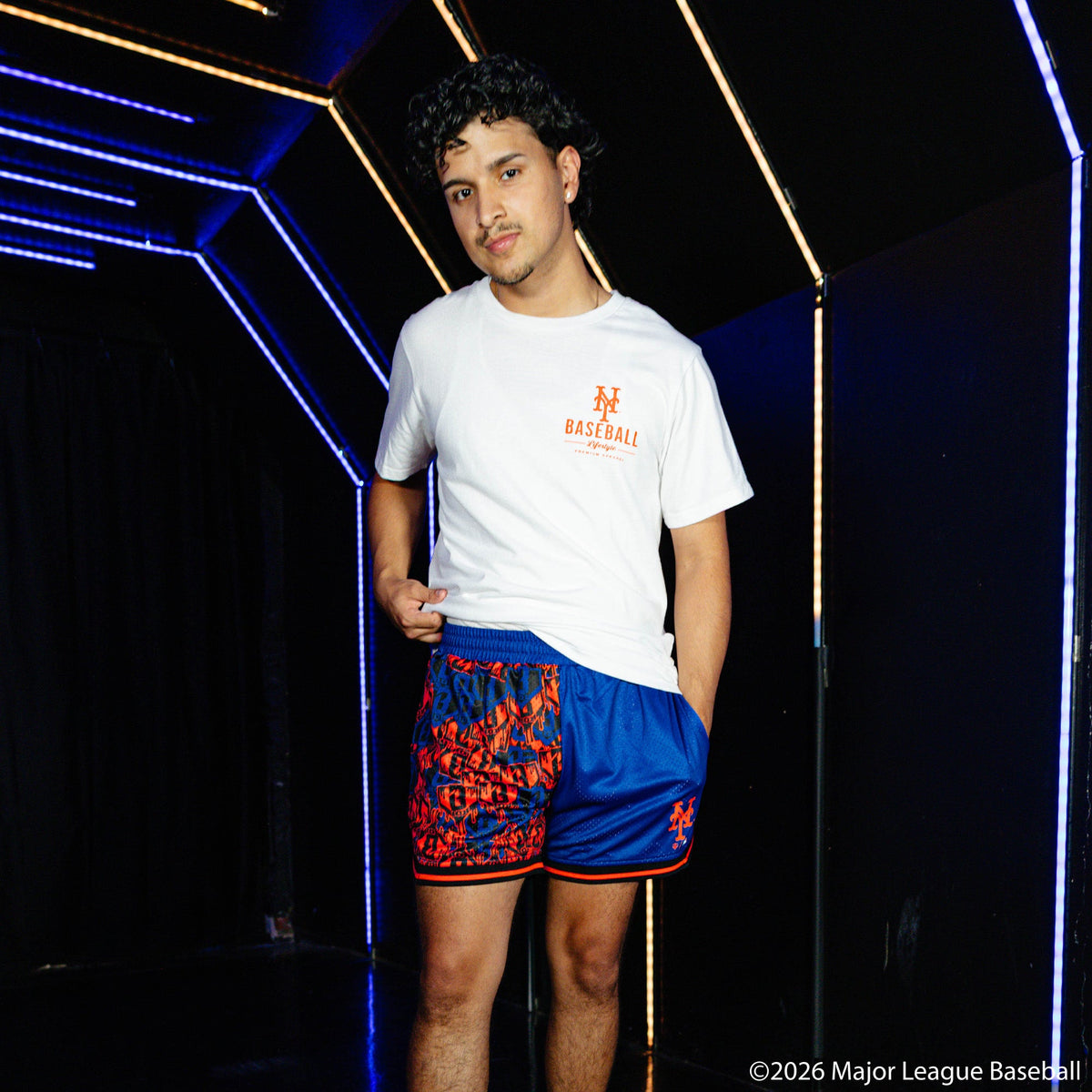 New York Mets Sticker Court Shorts