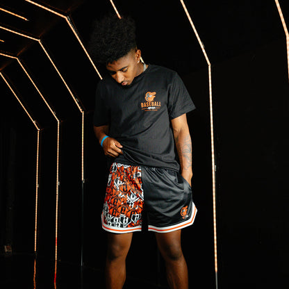 Baltimore Orioles Sticker Court Shorts