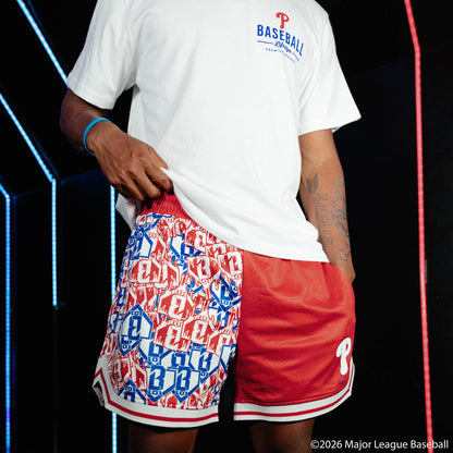 Philadelphia Phillies Sticker Court Shorts
