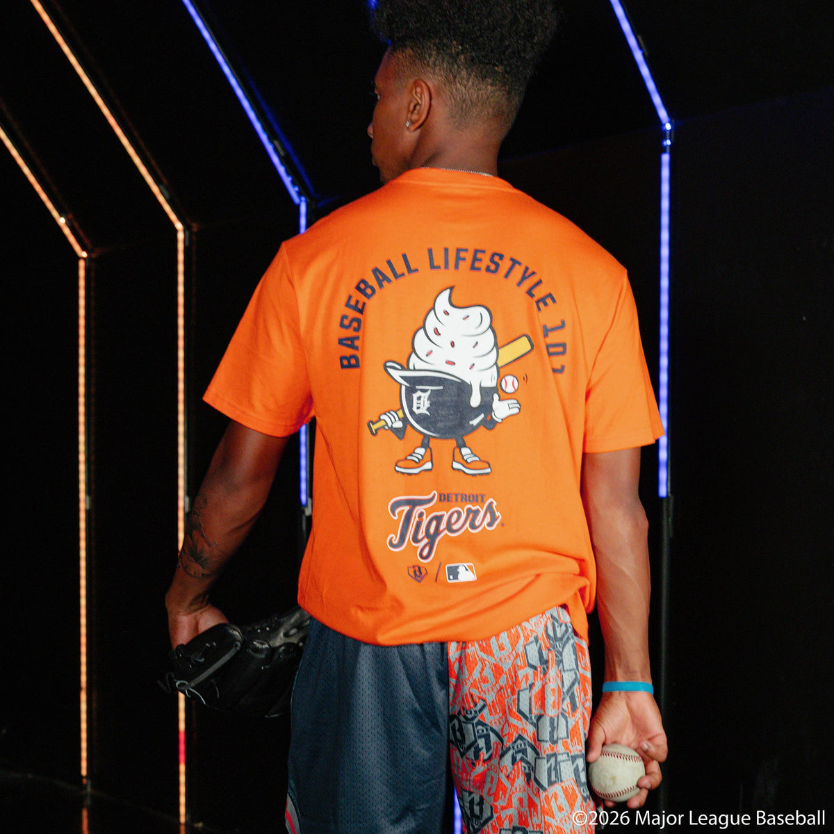 Detroit Tigers Ice Cream Cap Tee