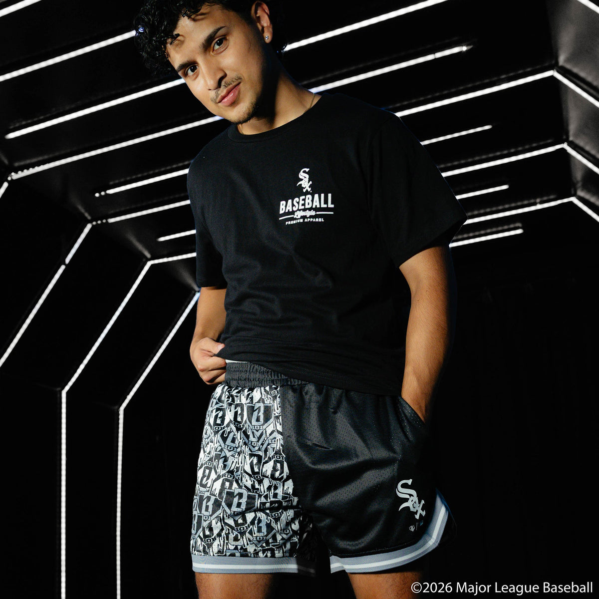 Chicago White Sox Sticker Court Shorts