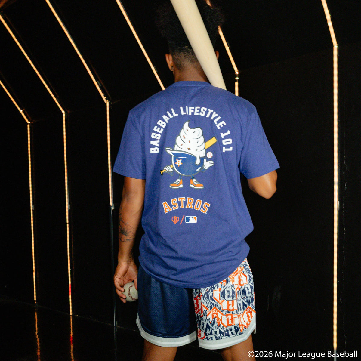 Houston Astros Sticker Court Shorts