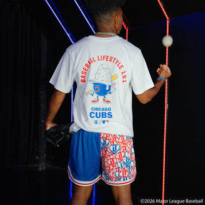 Chicago Cubs Sticker Court Shorts