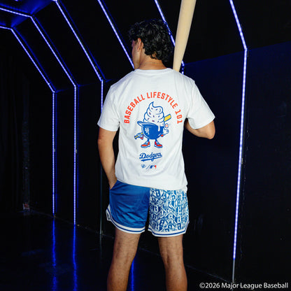 Los Angeles Dodgers Sticker Court Shorts