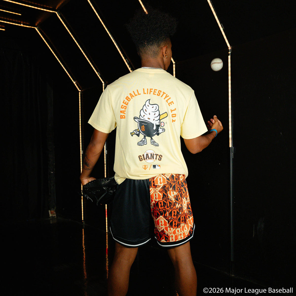 San Francisco Giants Sticker Court Shorts
