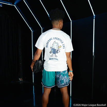 Seattle Mariners Sticker Court Shorts