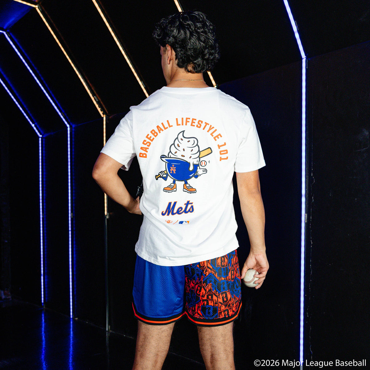 New York Mets Sticker Court Shorts