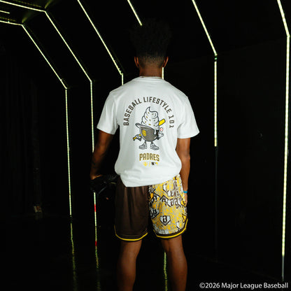 San Diego Padres Sticker Court Shorts