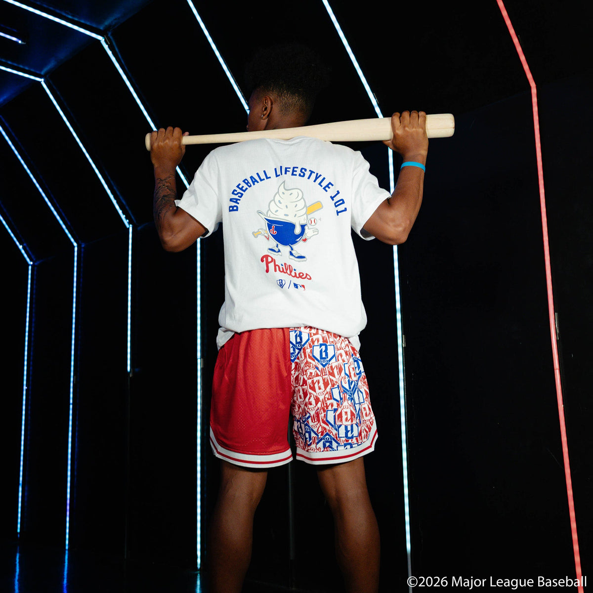 Philadelphia Phillies Sticker Court Shorts