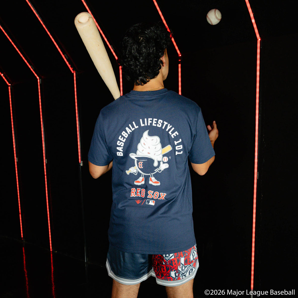 Boston Red Sox Sticker Court Shorts