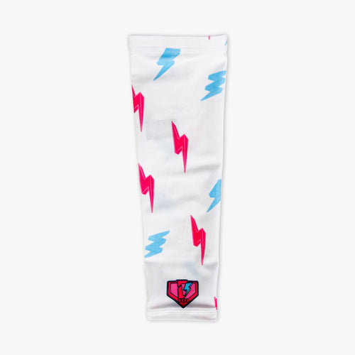 Rain Delay Lightning Arm Sleeve - White/Pink/Blue