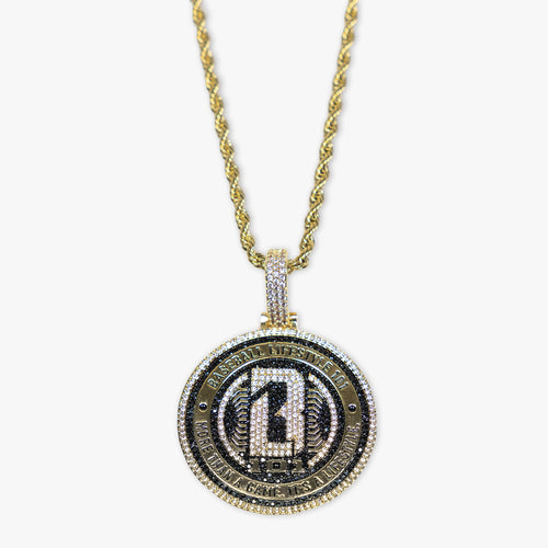 Ovadora Medallion Necklace - Yellow Gold