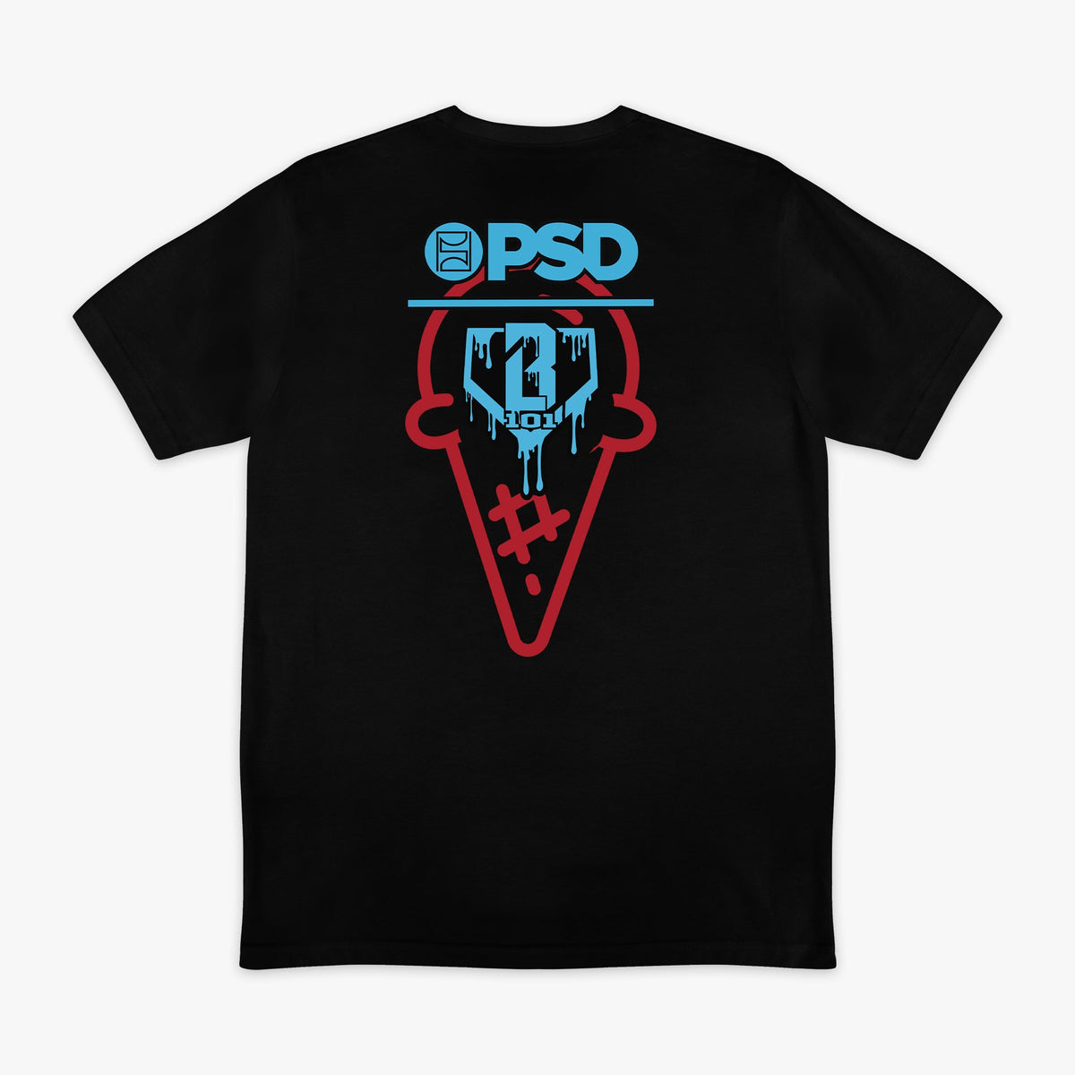 Ovadora X PSD Scoops Tee - Black