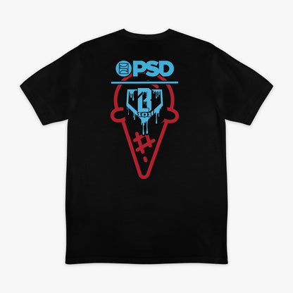 Ovadora X PSD Scoops Tee - Black