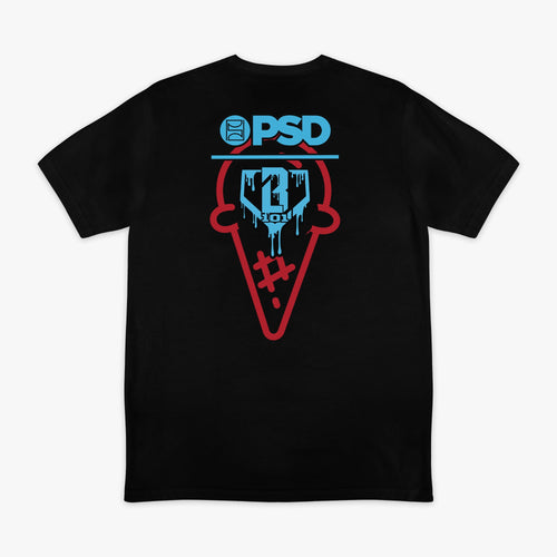 Ovadora X PSD Scoops Tee - Black