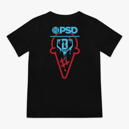 Ovadora X PSD Scoops Youth Tee - Black