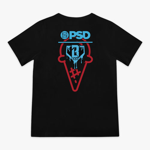 Ovadora X PSD Scoops Youth Tee - Black