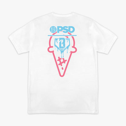 Ovadora X PSD Scoops Tee - White
