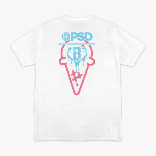 Ovadora X PSD Scoops Tee - White