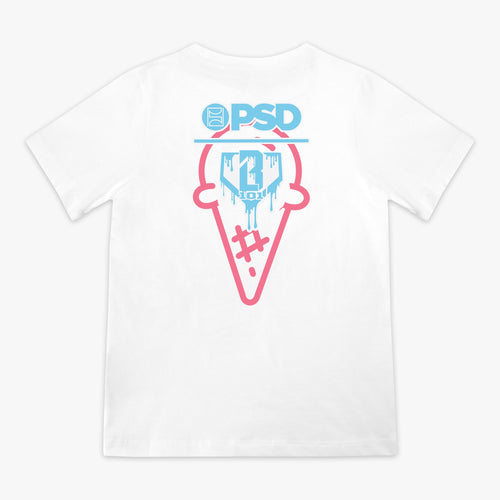 Ovadora X PSD Scoops Youth Tee - White