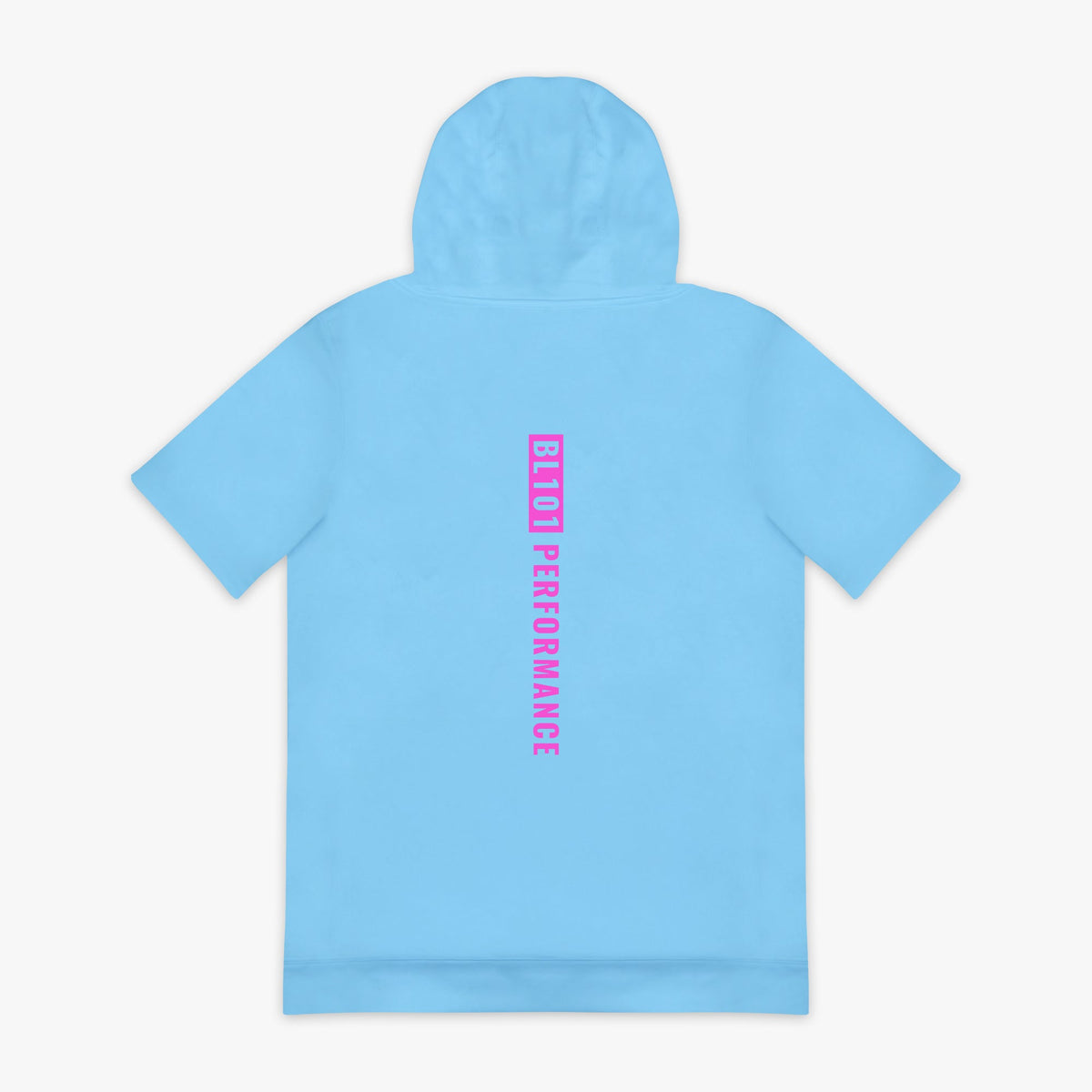 BSBL-SZN Short Sleeve Hoodie V2 - Cotton Candy Blue