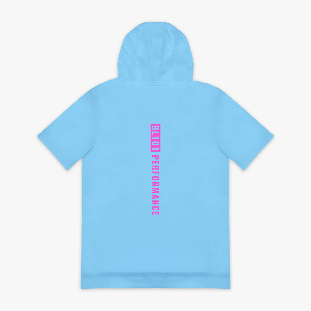 BSBL-SZN Short Sleeve Hoodie V3 - Cotton Candy Blue