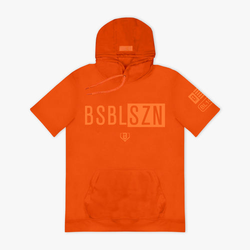 BSBL-SZN Short Sleeve Hoodie V3 - Orange