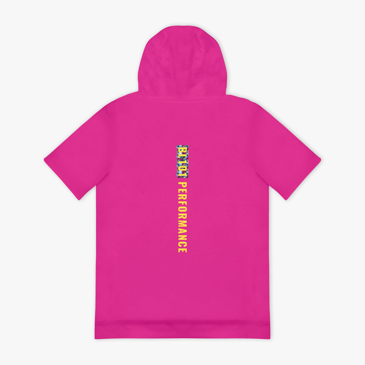 BSBL-SZN Short Sleeve Hoodie V3 - Pink/Smiley Slugger