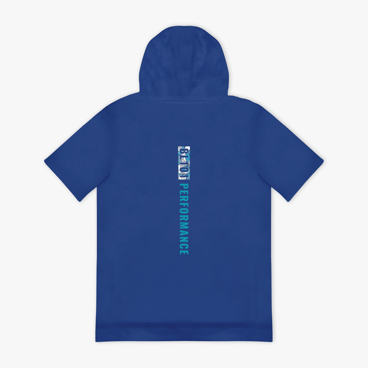 BSBL-SZN Short Sleeve Hoodie V3 - Royal Blue/Oceans
