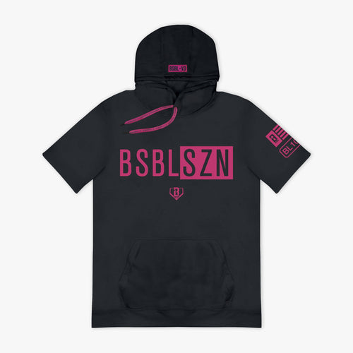 BSBL-SZN Short Sleeve Hoodie V3 - Dark Gray