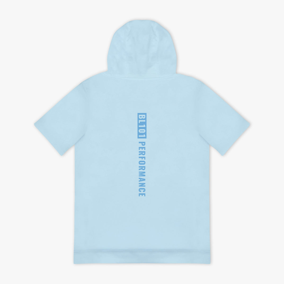 BSBL-SZN Short Sleeve Hoodie V3 - Powder Blue/Wavy