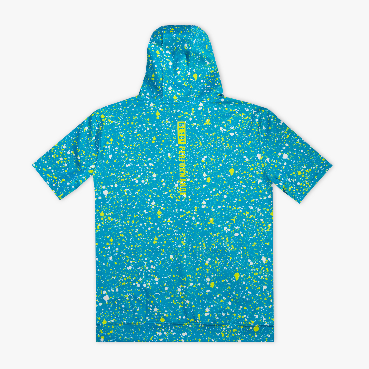 BSBL-SZN Short Sleeve Hoodie V3 - Splatter Highlighter