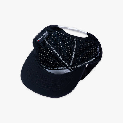 Diamond Tech Snapback Rope Hat - Black/White