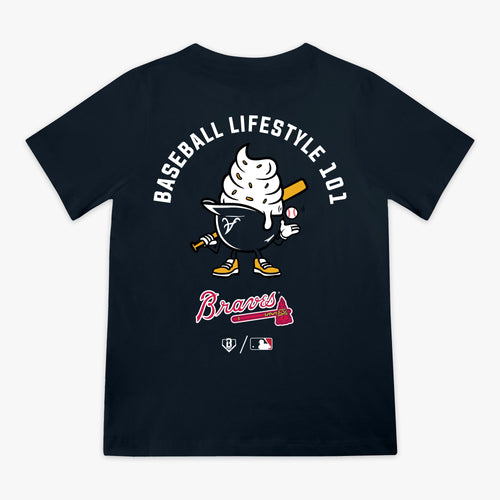 Atlanta Braves Ice Cream Cap Youth Tee