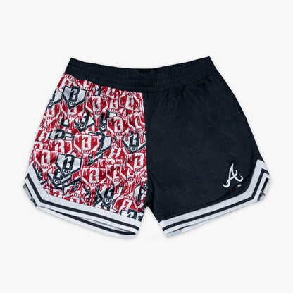 Atlanta Braves Sticker Court Shorts