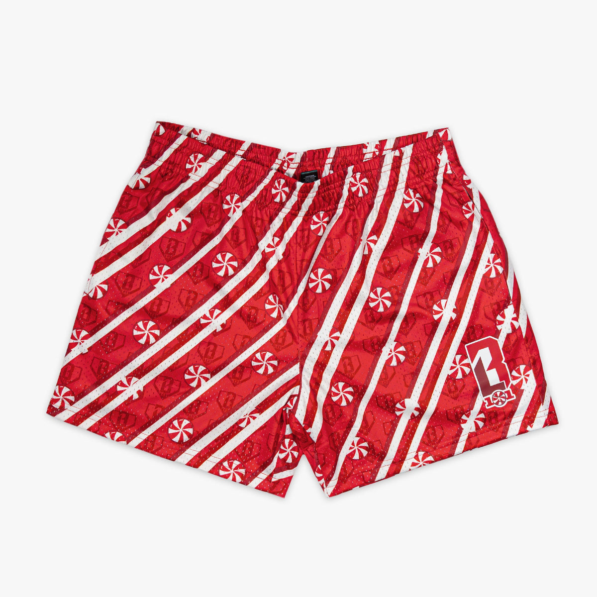 Candy Cane Youth Shorts