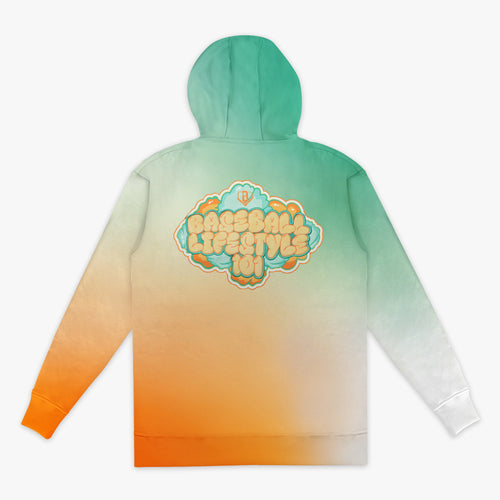Cotton Candy Hoodie - Tangerine Freeze