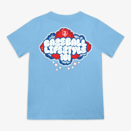 Cotton Candy Youth Tee - Light Blue