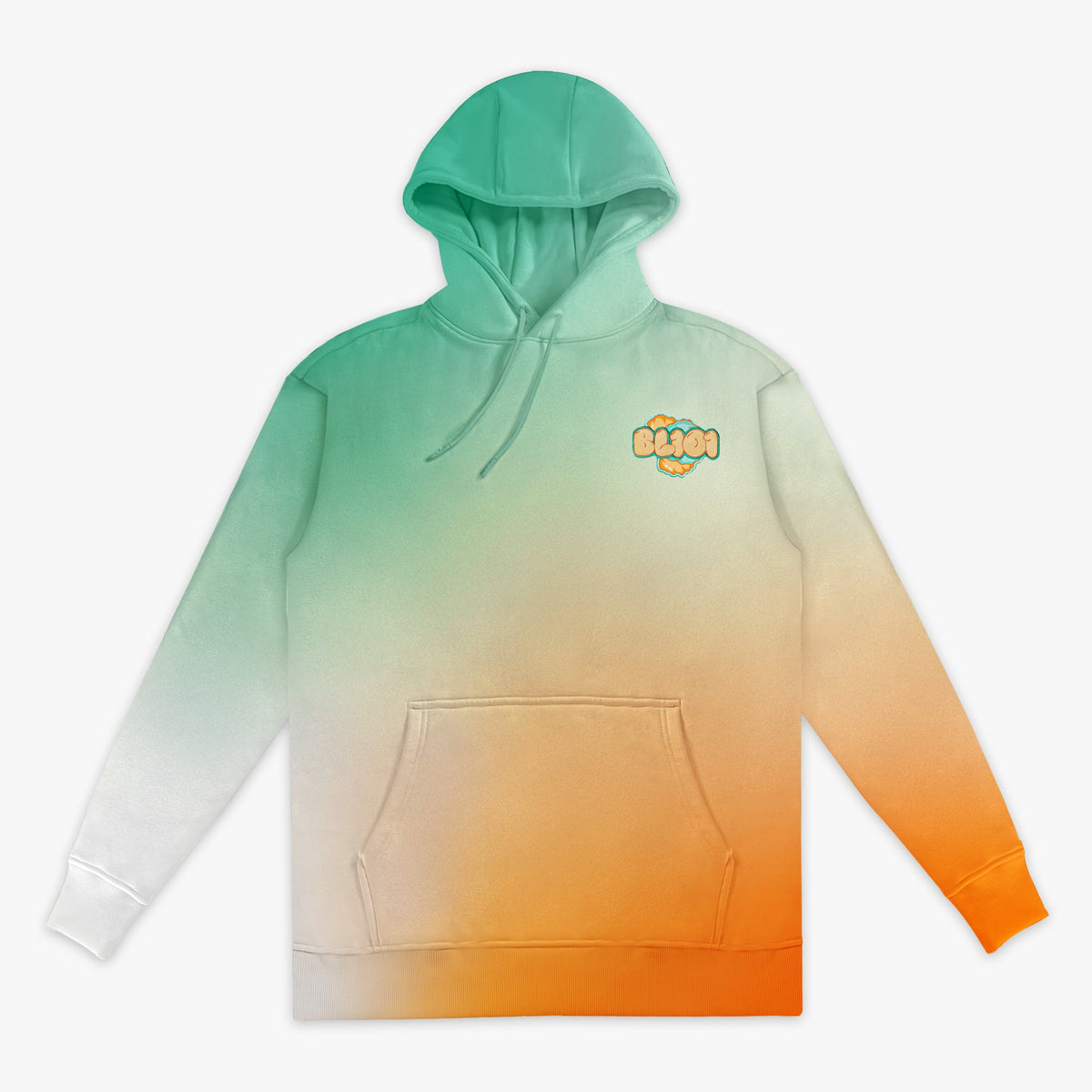 Cotton Candy Hoodie - Tangerine Freeze