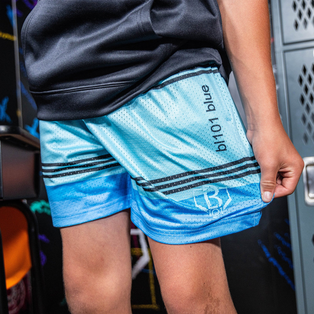 Crayon Youth Shorts - Ovadora Blue