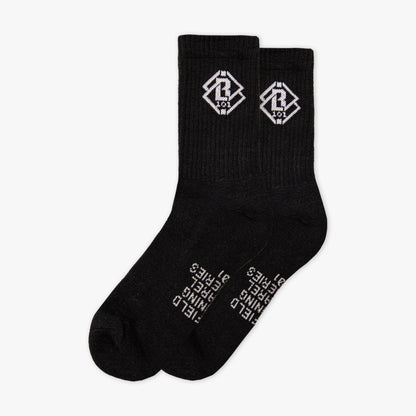 Crew Performance Poly Socks 6-Pack - Black