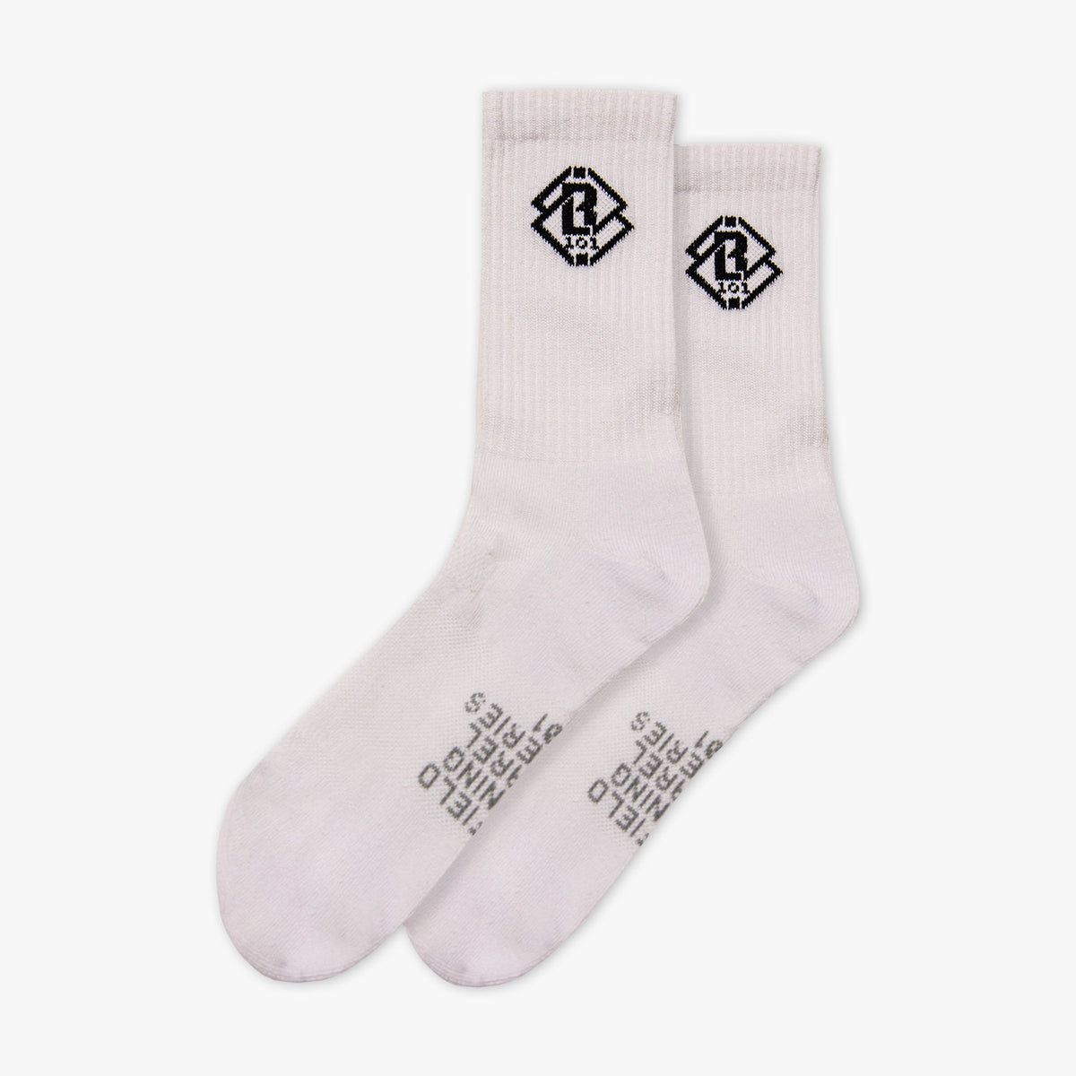 Crew Performance Poly Socks 6-Pack - White