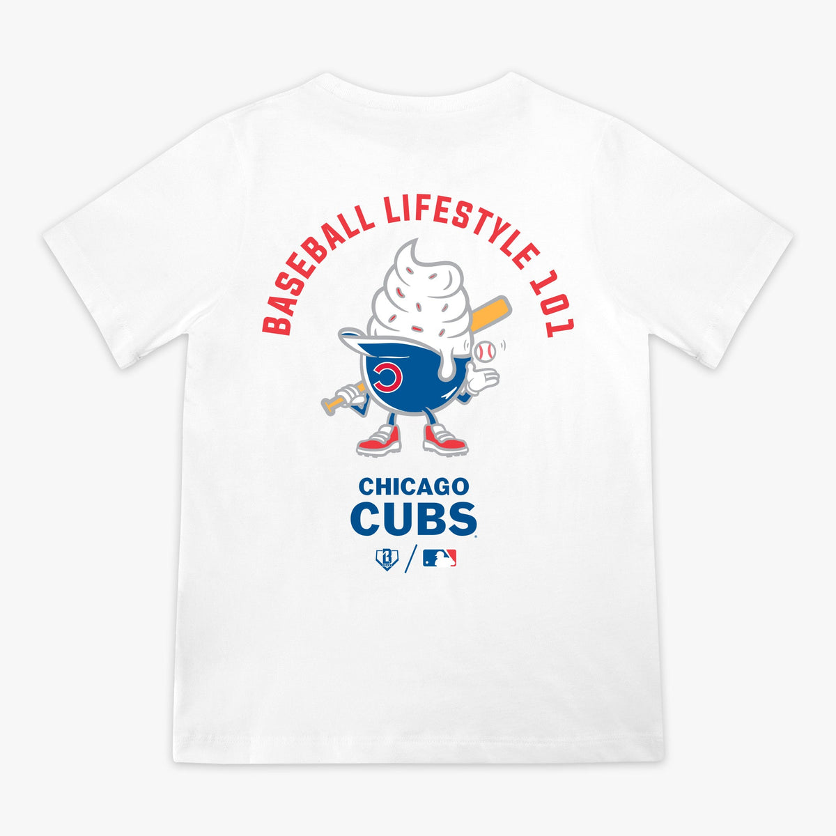 Chicago Cubs Ice Cream Cap Youth Tee