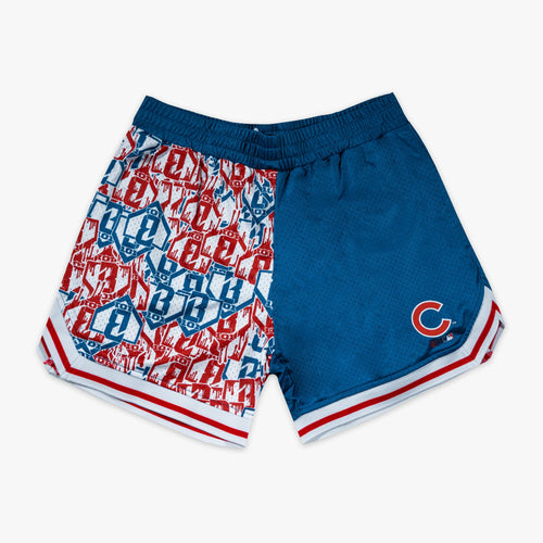 Chicago Cubs Sticker Youth Court Shorts